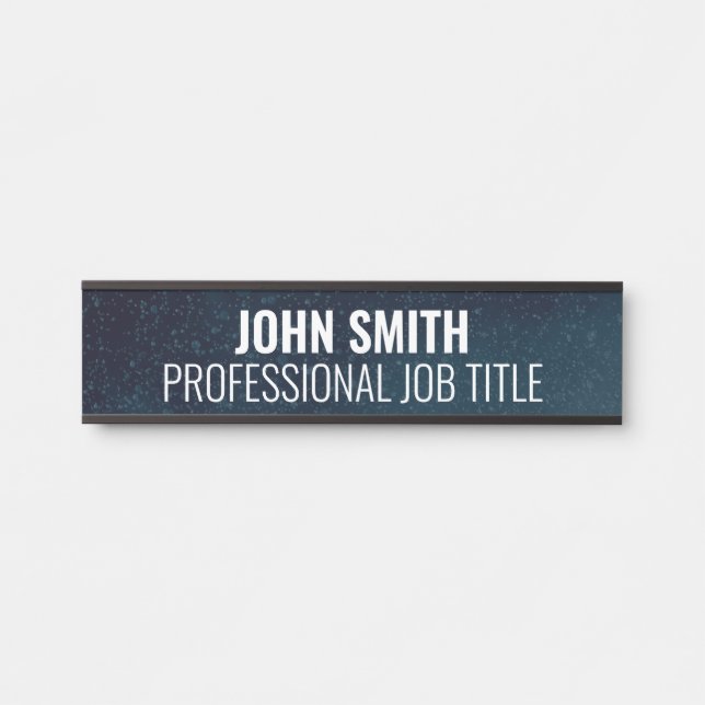 Modern Professional Office Door Sign Name Plate (Front)