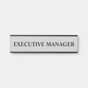 Modern Professional Office Door Sign Name Plate