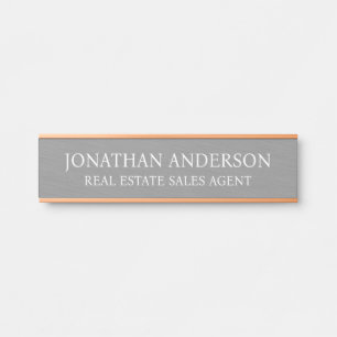 Modern Professional Office Door Sign Name Plate