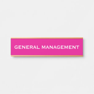 Modern Professional Office Door Sign Name Plate
