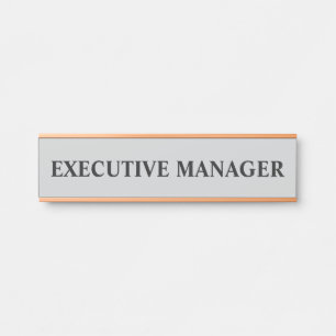 Modern Professional Office Door Sign Name Plate