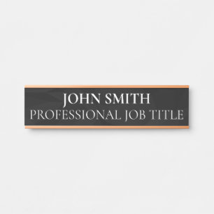 Modern Professional Office Door Sign Name Plate