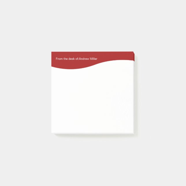 Modern Professional Office Sticky Notes (Front)