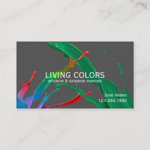 Modern Professional Painting Company Business Card