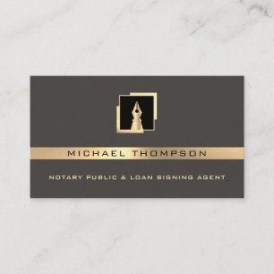 Modern professional pen logo business card