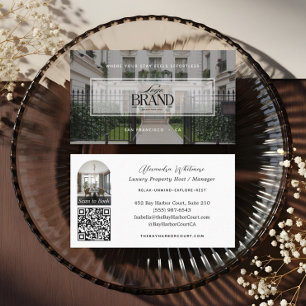 Modern Professional Photo Rental Property Logo Business Card