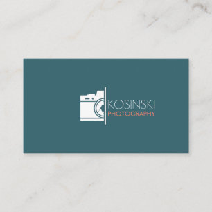Modern Professional Photographer Business Card