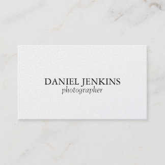 Modern Professional Photographer Business Card