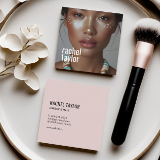 Modern Professional Photography  Square Business Card