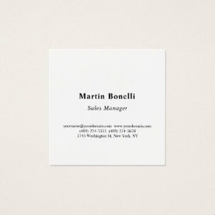 Modern Professional Plain Black & White Classical