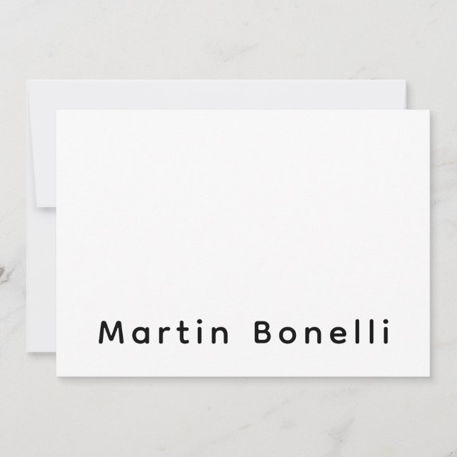 Modern Professional PlainCustom Own Name (Front)