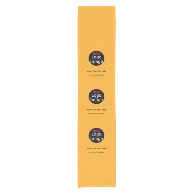 Modern Professional Promo Custom Macaroni & Cheese Short Table Runner (Front)