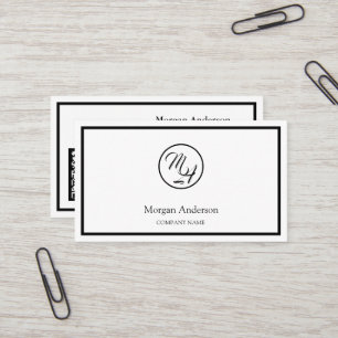Modern Professional QR Code Business Logo  Card