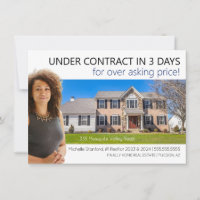 Modern Professional Realtor Just Listed Postcard
