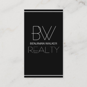 Modern Professional Realty Business Card