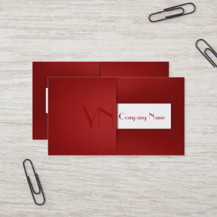 Modern Professional Red Case - Business Card