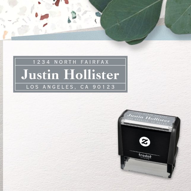 Modern Professional | Return Address Self-inking Stamp (Creator Uploaded)