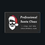 Modern Professional Santa Claus Funny Christmas  Business Card<br><div class="desc">These cool business cards would be great for Santa or any Christmas related service. Easily add your own name,  occupation and other info by clicking on the "personalise this template" option.</div>
