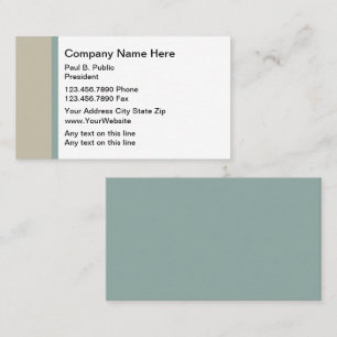 Modern Professional Simple Business Cards