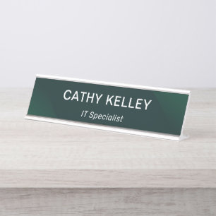 Modern Professional Simple Office Title Desk Name Plate