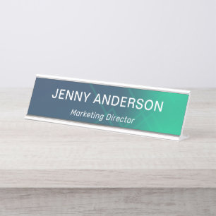 Modern Professional Simple Office Title Desk Name Plate