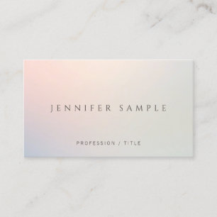 Modern Professional Simple Template Elegant Business Card