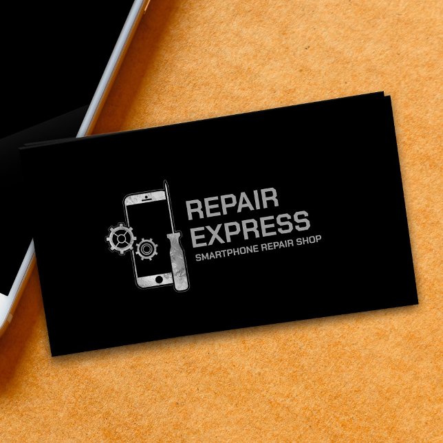 Modern Professional Smartphone Repair Business Card (Creator Uploaded)
