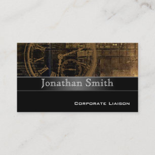 Modern Professional Steampunk Business Cards