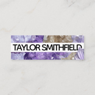 modern professional stone diamond business card
