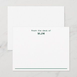 Modern Professional Stylish Correspondence Flat Card