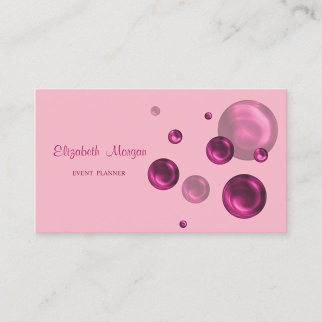 Modern Professional  Stylish Simple,Dots Business Card (Front)