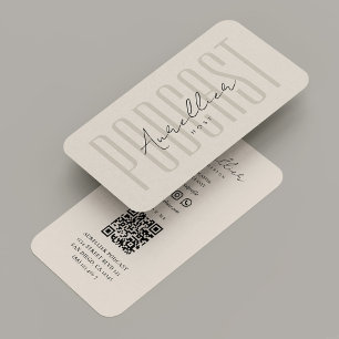 Modern Professional Voice Actor Sand Business Card