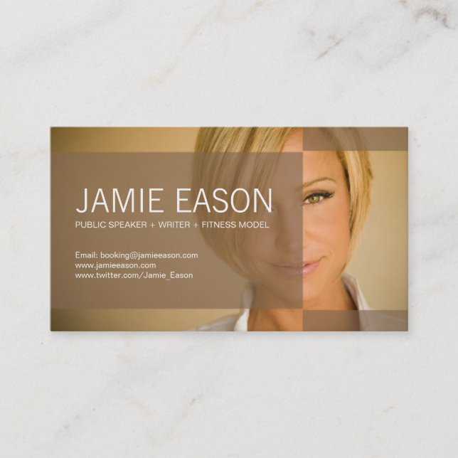 Modern Profile Card - Jamie Eason (Front)