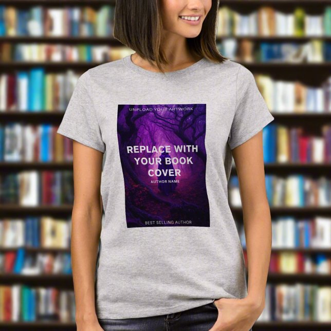 Modern Promotion Book Lunch Cover Writer Author  T-Shirt (Creator Uploaded)