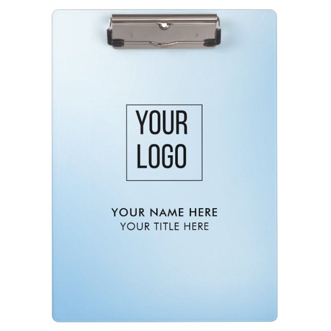 Modern Promotional Business Logo Clipboard (Front)