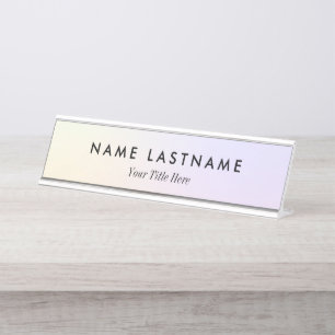 Modern Promotional Business Logo  Desk Name Plate