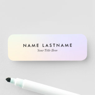 Modern Promotional Business Logo Name Tag