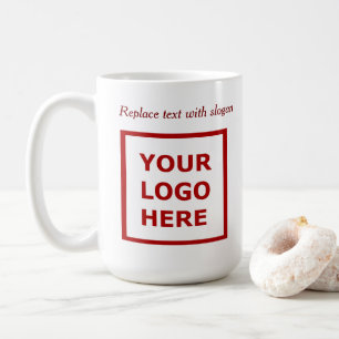 Modern Promotional Business Logo Slogan Website Coffee Mug