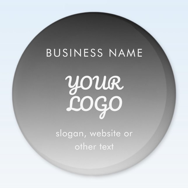 Modern Promotional Logo & Text | Editable Colour Magnet (Creator Uploaded)