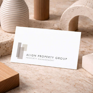 Modern Property Management Business Card