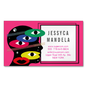Modern Psychologist Magnetic Cards