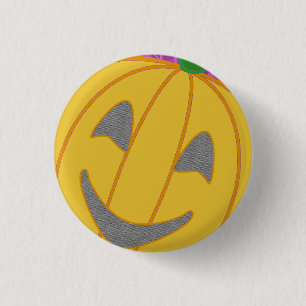 Modern Pumpkin Button