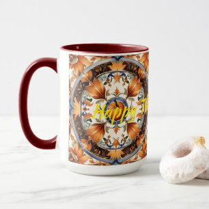 Modern Pumpkin Thanksgiving Autumn Collection Mug