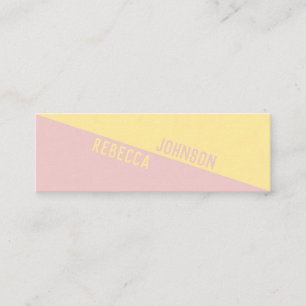 Modern Punchy Pastel Duotone - Business Card