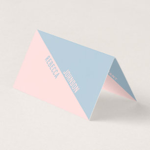 Modern Punchy Pastel Duotone - Business Card