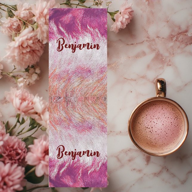 Modern Purple Flames Abstract Art Soothing Calmful Yoga Mat (Modern Purple Flames Abstract Art Soothing Calmful Yoga Mat)