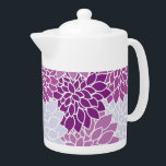 Modern Purple Flower Pattern<br><div class="desc">Pretty, purple, vintage flower pattern on home decor, tableware and furnishings.</div>