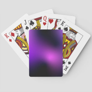 Modern Purple Gradient Playing Cards