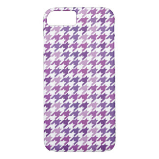 Modern Purple Houndstooth Pattern. Case-Mate iPhone Case