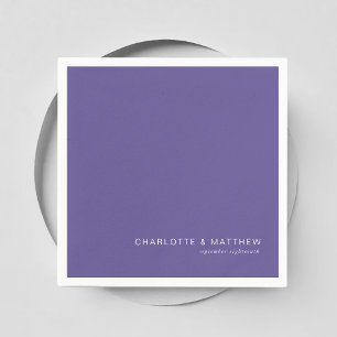 Modern purple napkin